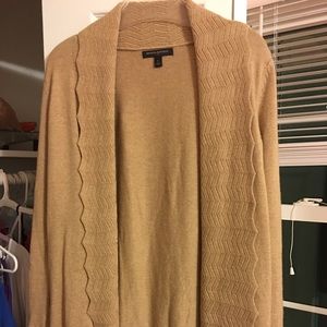 Long camel cardigan from banana republic